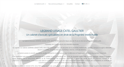 Desktop Screenshot of llcg-avocats.com