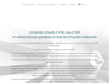 Tablet Screenshot of llcg-avocats.com